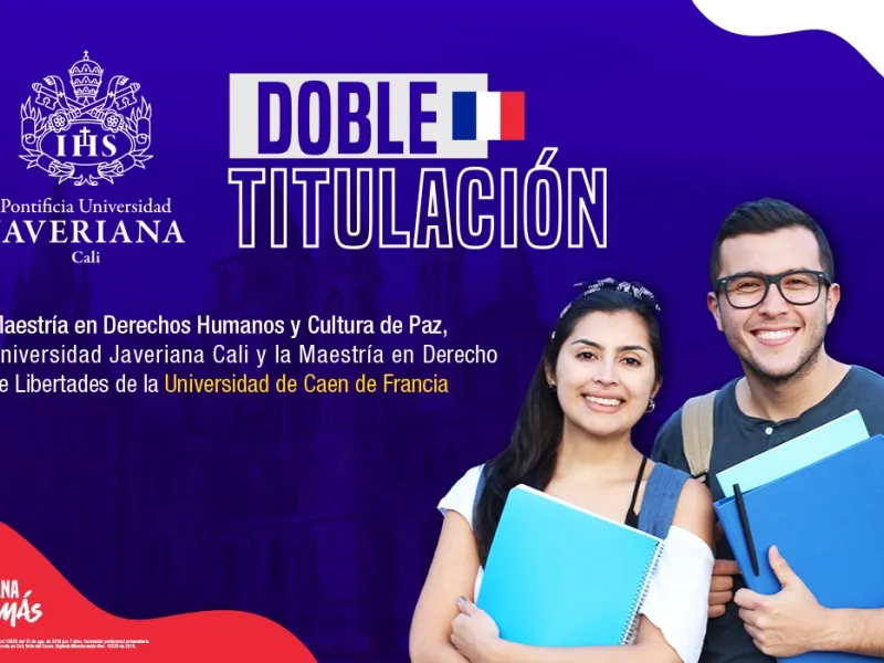 Doble titulación con la Maestría Doble titulación con la Maestría