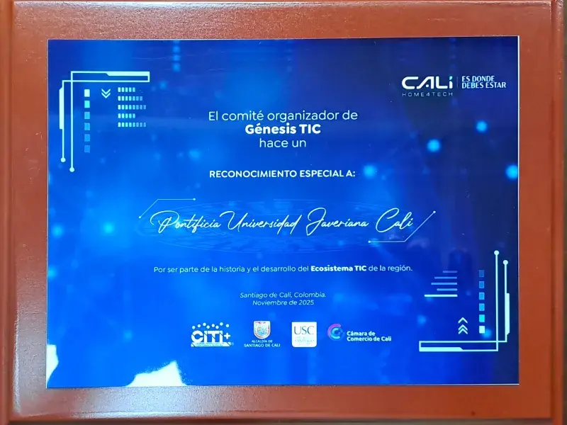 Reconocimiento Javeriana Cali - Cali Home4TECH 